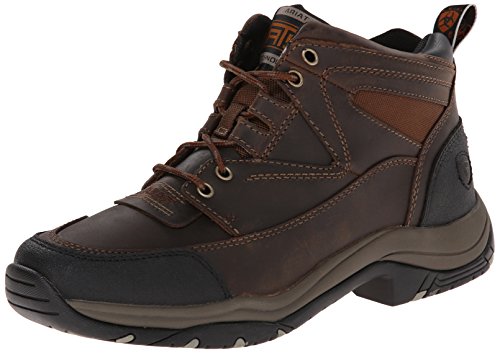 Ariat Terrain Hiking Boot– Men’s Leather Outdoor Hiking Boots, Distressed Brown, 11 Wide