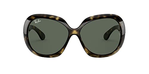 Ray-Ban Women’s RB4098 Jackie Ohh II Butterfly Sunglasses, Light Havana/Dark Green, 60 mm