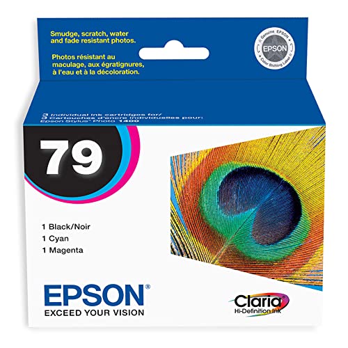 Epson T079920-S Claria High Cap Color Multipack for Stylus Photo R1400 -Ink