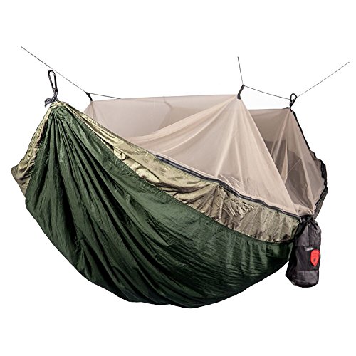 Grand Trunk Skeeter Beeter Pro Mosquito Hammock: Portable Bug Prevention Hammock with Carabiners and Hanging Kit – Perfect for Outdoor Adventures, Backpacking, and Camping Trips