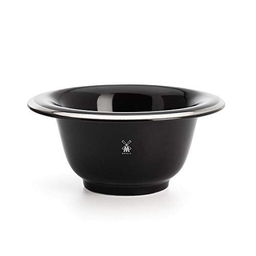 MUHLE ORGANIC Porcelain Black Platinum Shaving Bowl, 1 EA