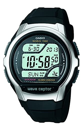 Casio Men’s WV58A-1AVCR Waveceptor Atomic Digital Watch