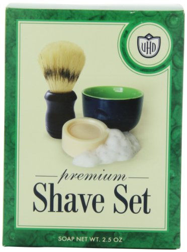 Van Der Hagen Premium Shave Set (2.5 oz. Soap, Bowl, Brush)