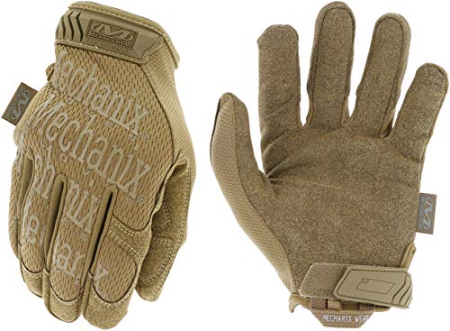 Mechanix Wear: The Original Tactical Work Gloves with Secure Fit, Flexible Grip for Multi-Purpose Use, Durable Touchscreen Safety Gloves for Men (Brown, XX-Large)