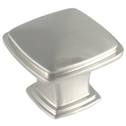 Cosmas 25 Pack 4391SN Satin Nickel Modern Cabinet Hardware Knob – 1-1/4″ Inch Square
