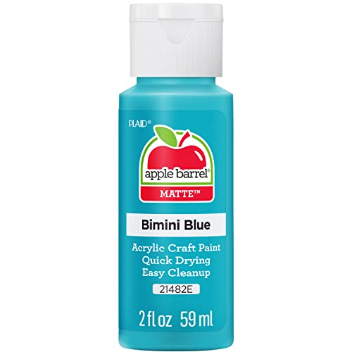 Apple Barrel Acrylic Paint in Assorted Colors (2 oz), 21482, Bimini Blue