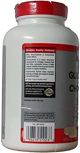 Kirkland Signature Extra Strength Glucosamine 1500mg/Chondroitin 1200mg Sulfate – 220 Count (Pack of 1) | The Storepaperoomates Retail Market - Fast Affordable Shopping