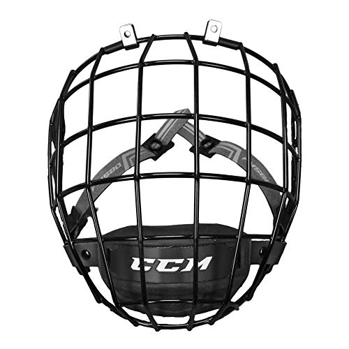 CCM Hockey 580 Face Mask, Black (Large)