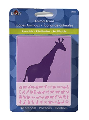 Plaid Paper Stencils Value Pack, Animal Icons