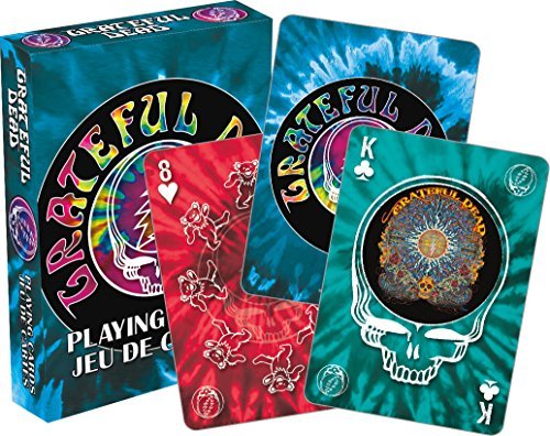 AQUARIUS Grateful Dead Playing Cards – Grateful Dead Themed Deck of Cards for Your Favorite Card Games – Officially Licensed Grateful Dead Merchandise & Collectibles