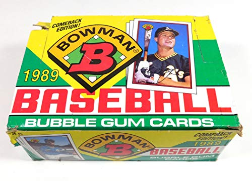 1989 Bowman Baseball Bubble Gum Cards Comeback Edition
