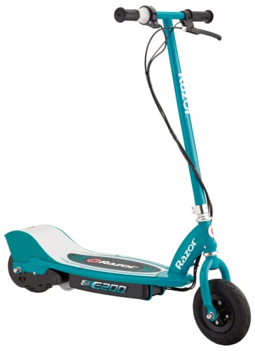 Razor E200 Electric Scooter – Teal , 37 x 16 x 42-Inch