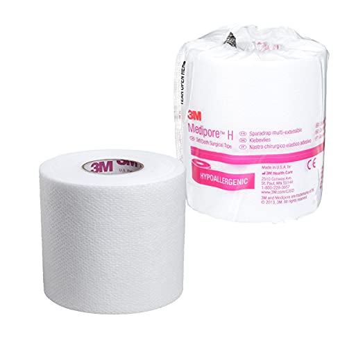 3M™ Medipore™ H Soft Cloth Surgical Tape 2863, 3 inch x 10 yard (7,6cm x 9,1m), 12 rolls/case