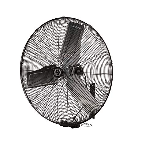 TPI Corporation Single Phase Wall Mount Commercial Circulator – 30″ Diameter, 120 Volt Exhaust Fan – Ventilation Fans. Commercial Extractor Fans