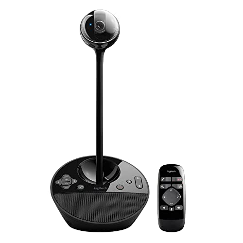 Logitech BCC950 Desktop Video Conferencing Solution, Full HD 1080p B23 Video Calling, Hi-Definition Webcam, Speakerphone with Noise-Reducing Mic, For Skype, WebEx, Zoom PC/Mac/Laptop/Macbook – Black