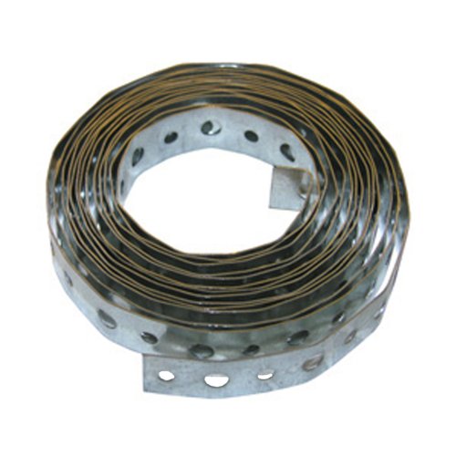 LASCO 13-1601 28-Gauge Galvanized Metal Perforated Plumbers Tape, 3/4-Inch X 10-Feet