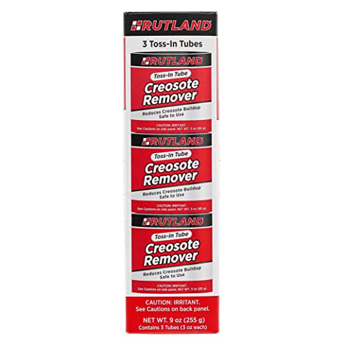 Rutland Products Creosote Remover, 3 oz. Toss-in Canister, Beige, 3 Count