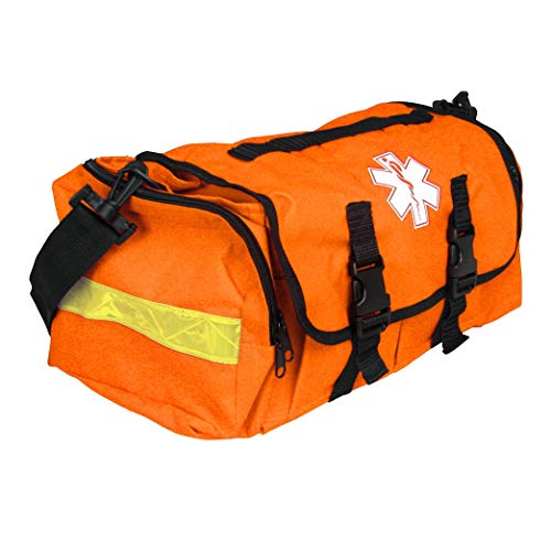 Dixie EMS First Responder On Call Trauma Bag W/ Reflectors – Orange