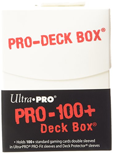 Ultra Pro 100+ Pro White Deck Box | The Storepaperoomates Retail Market - Fast Affordable Shopping
