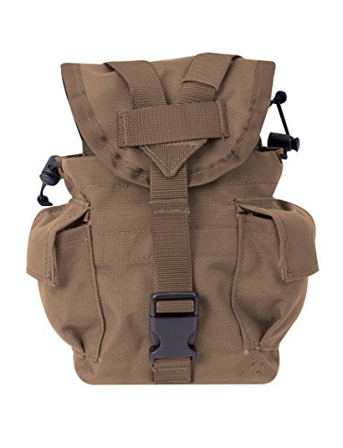 5ive Star Gear Molle Compatible 1 Quart Canteen/Utility Pouch, One Size, Coyote