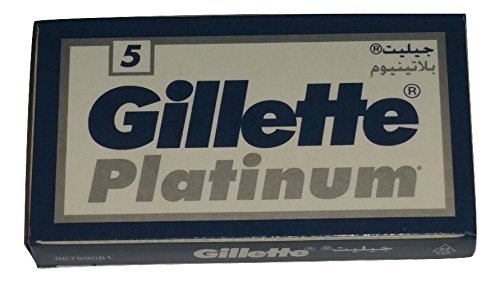 10 GILLÈTTE Platinum Double Edge Razor Blades