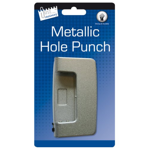 Just stationery 2 Hole Metallic Punch Assorted Colours