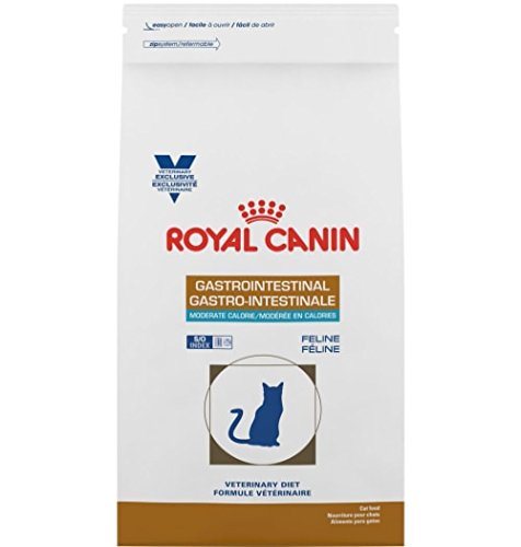 Royal Canin Veterinary Diet Gastrointestinal Moderate Calorie Dry Cat Food, 7.7-lb bag