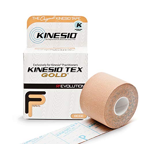 Kinesio Taping – Elastic Therapeutic Athletic Tape Tex Gold FP – Beige – 2 in. x 16.4 ft