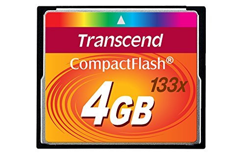 Transcend – Flash memory card – 4 GB – 133x – CompactFlash