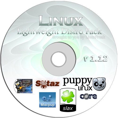 Lightweight Linux Pack – Slax, Puppy Linux, Macpup, SliTaz, TinyCore, DSL – All on one Bootable Linux CD