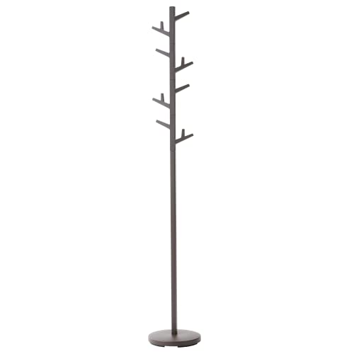 Yamazaki Home Tree/Standing Hat Hanger | Steel | Coat Rack, One Size, Brown