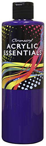 Chroma 50091 Acrylic Essential, 1 Pint Bottle, 8.1″ Height, 2.5″ Width, 2.5″ Length, Purple