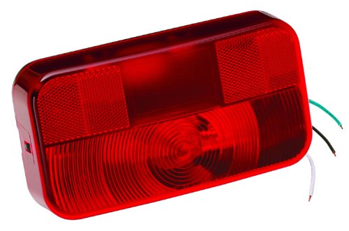Bragman 92 Series Surface Mount Taillight (Red with Black Base)