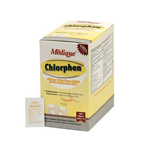 Medique Products 24148 Chlorphen Antihistamine, 250-Packets of 1