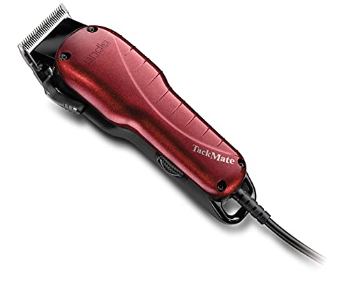Andis Tackmate Adjustable Equine Grooming Blade Clipper, Burgundy, Model US-1 (66295)