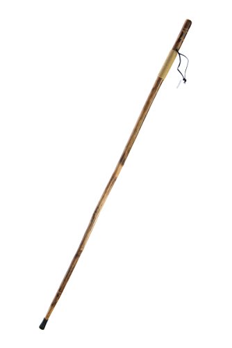 SE Survivor Series Rope Wrapped Wooden Walking/Hiking Stick with Hand-Carved Eagle Design, 55″ – WS626-55RE