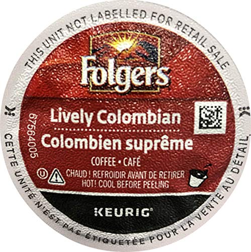 Folgers Lively Colombian Supreme Coffee 72 K-Cups (3 boxes of 24 count each) – Packaging May Vary
