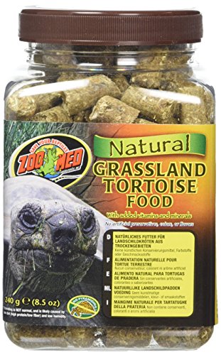 Zoo Med Natural Grassland Tortoise Food, 8.5-Ounce