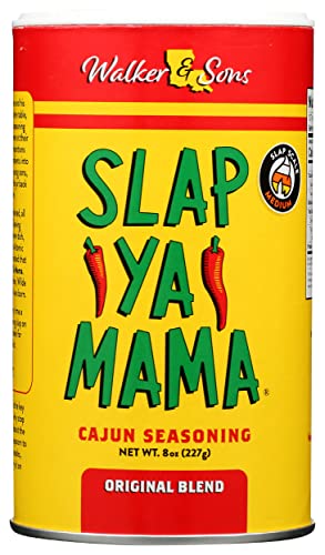 Slap Ya Mama Cajun Seasoning from Louisiana, Original Blend, No MSG and Kosher, 8 Ounce Can