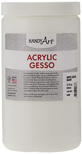 Handy Art® 440-003 Medium Student Acrylic Paint, 32 oz., Gesso White