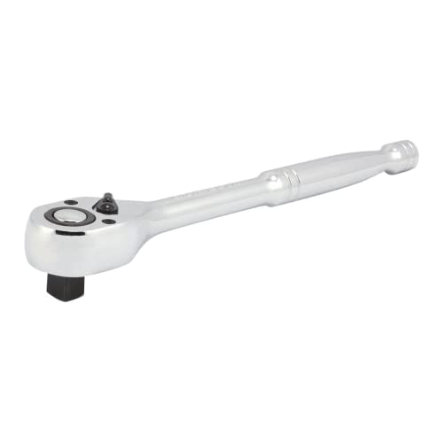 Neiko 03103A 1/2 Inch Ratchet Wrench, 72-Tooth Reversible Ratchet, Quick Release 1/2 Drive Ratchet, 10 Inch Oval Head Socket Wrench, CR-V Steel Rachet Wrench