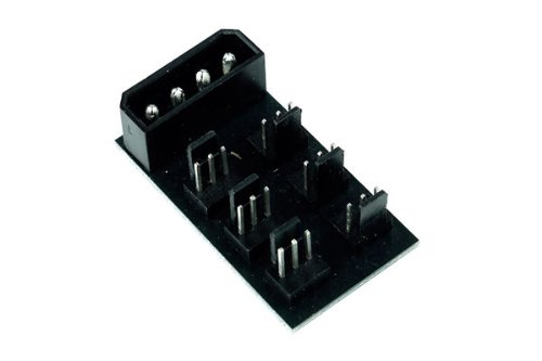 Phobya Splitter PCB, 4-Pin Molex to 6X 3-Pin
