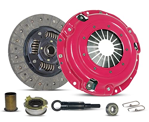 Clutch Kit And Sleeve Compatible With Forester Impreza Legacy X Base Limited Premium Sport Touring 2.5i Outback L H6 L.L. Bean VDC 1996-2012 2.0L H4 2.5L H4 3.0L H6 (Clutch Disc Stage 1; 15-004R)
