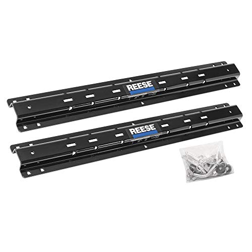 Reese 30153 Outboard Fifth Wheel Trailer Hitch Mounting Rails Only – 10-Bolt, 48″ Width