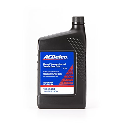 ACDelco GM Original Equipment 10-4033 75W-90 Manual Transmission and Transfer Case Fluid – 1 qt