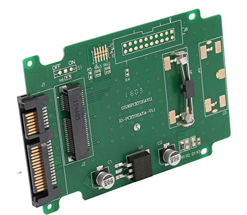 Syba Mini-SATA mSATA 50 mm SSD Connector to SATA III 2.5 Converter Adapter (SY-ADA40050)