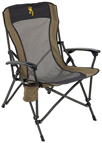 Browning Camping Fireside Chair – Khaki/Gold Buckmark