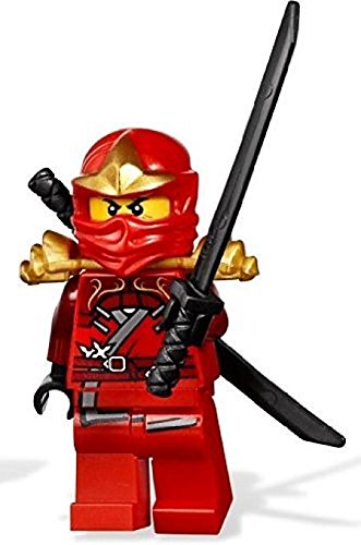 LEGO Ninjago Red Ninja Minifigure – Kai ZX with Dual Black Shamshir Swords