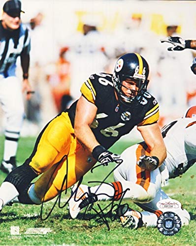 Alan Faneca Autographed Pittsburgh Steelers 8×10 Photo (Blocking) – JSA COA