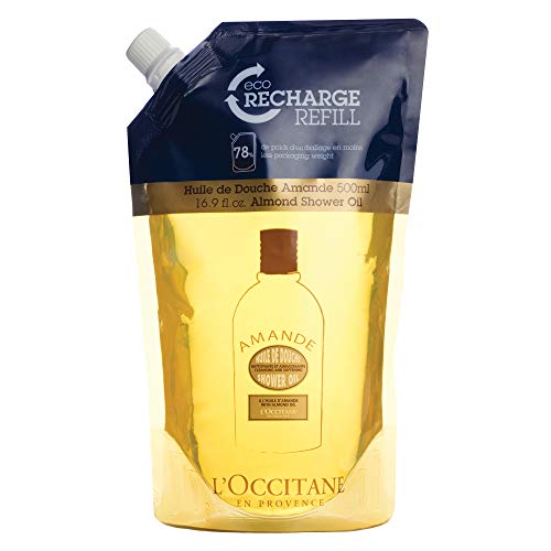 L’Occitane Cleansing & Softening Almond Shower Oil, 16.9 Fl Oz (Pack of 1)